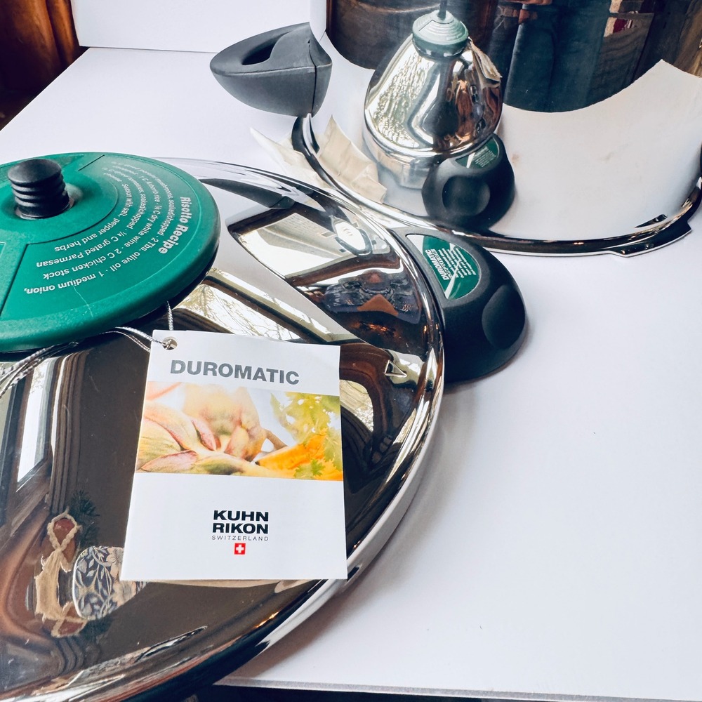 Kuhn Rikon Duromatic Risotto Cooker Swiss Stainless Steel Pressure Cooker NIB - Picture 13 of 16
